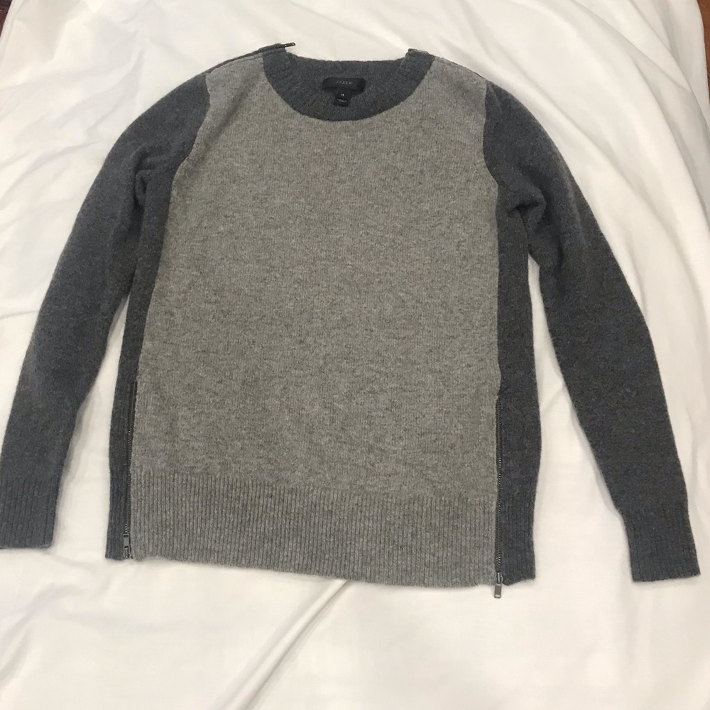Women’s J.Crew extra small gray 100% wool sweater